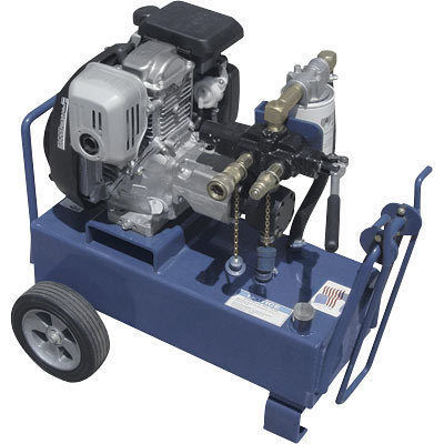 Hydraulic power unit portable - 8 hp briggs - 7 gpm