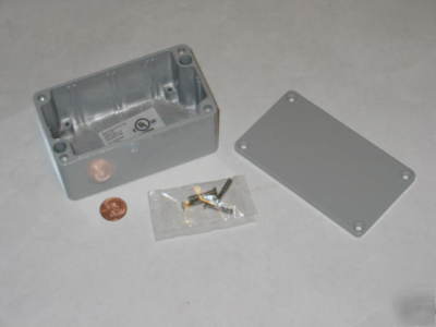 New bud nema 4X die cast electronic enclosure an-1303-g 