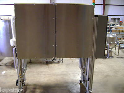 12 head inline bottle filler stainless steel