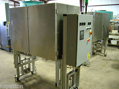 12 head inline bottle filler stainless steel