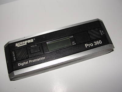 Accupro pro 360 digital level protractor 