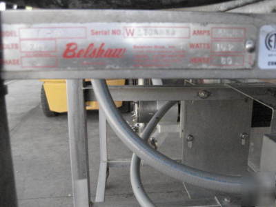 Belshaw tg-50 donut thermoglazer fryer proofer tz-6