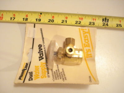 Dual water supply valve (1/2