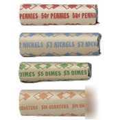 Pm $.50 pennies tubular coin cartridge