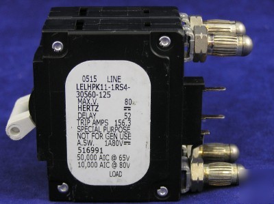 Airpax 125 amp bullet breaker LELPHK11-1RS4-30560-125