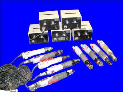 Ingersoll rand electric screwdrivers w/ controllers lot