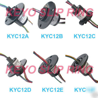 KYC12 series slip ring(12 wires, 2 amps)