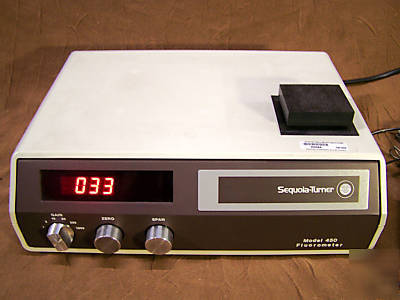 Sequoia-turner 450 fluorometer barnstead thermolyne