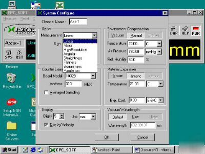 Excel interferometer with software