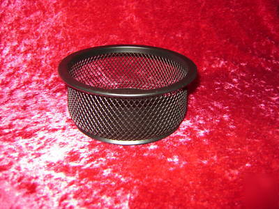 Accessory holder-desk organizer-wire mesh-black-sharp 