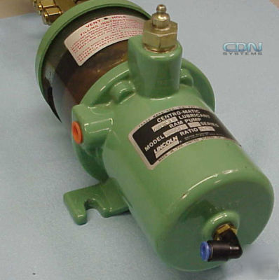 Lincoln 82886 centro-matic grease pump & SL32 injectors