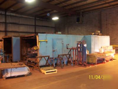 Paint air #4000 gas fired paint cure oven adgo 2261
