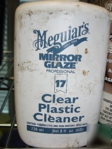 1-8FL mequiars mirror glaze pro 17 clear plastic cleane