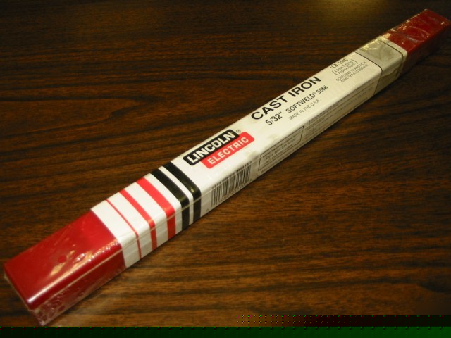 Lincoln softweld 55NI cast iron stick elect 5/32