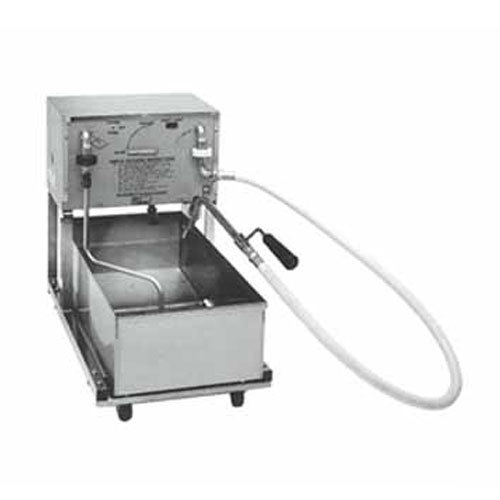 Pitco RP14 fryer filter, mobile, 50 lb. capacity, low-p