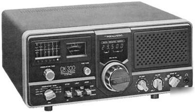 Realistic dx-300 owner & service manuals and schematic
