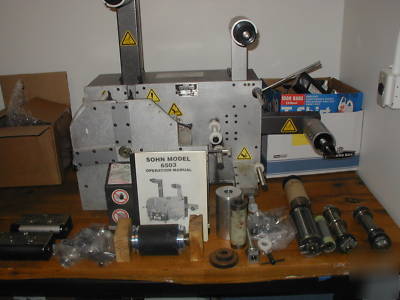 Sohn 6503 flexographic roll label printer