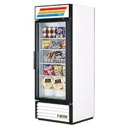 True gdm-26F glass door merchandiser, reach-in freezer,