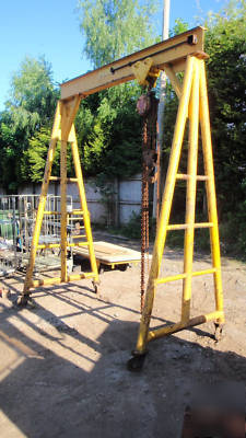 3 ton a frame mounted demag electric hoist 2 ton crane 