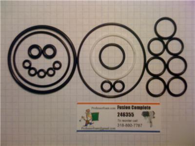 10 complete o ring kit graco fusion air purge ap 246355