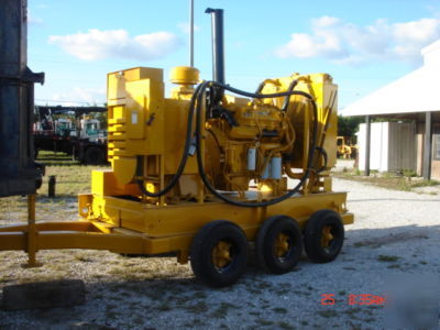 3408TA 300KW caterpillar generator with custom trailer