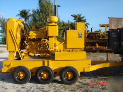 3408TA 300KW caterpillar generator with custom trailer