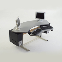 Adas infinity adjustable bi-level desk