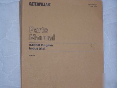 Caterpillar part manual 3406B engine industrial 6TB1-up