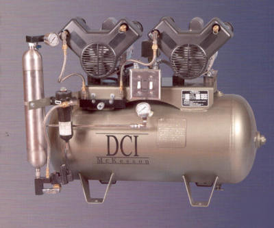 Dental equipment dci air compressor & vacuum - 3 user