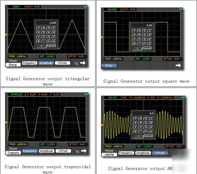 60MHZ 5-in-1 handheld portable oscilloscope/scopemeter