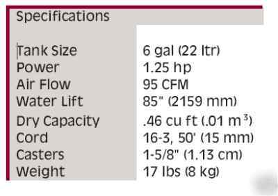 New minuteman lead vacuum u.l.p.a. filtered vacuum - 