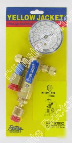 New yellow jacket 93852 superevac evacuation manifold 