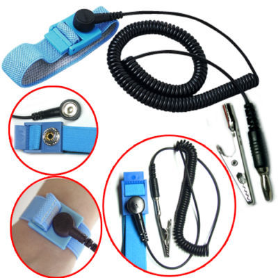 Grounding anti static cables wrist strap banana plug