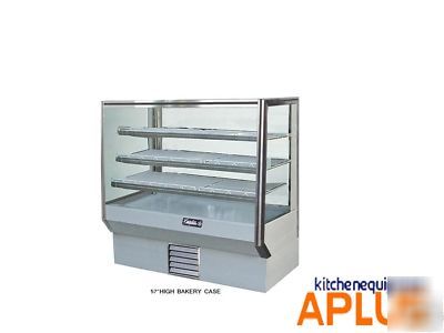 Leader bakery pastry display case dry 57