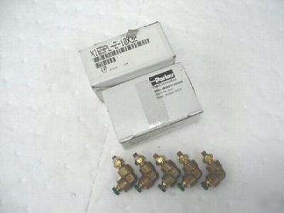 Parker X169PL-2-10X32 prestolok tube to thread fitting