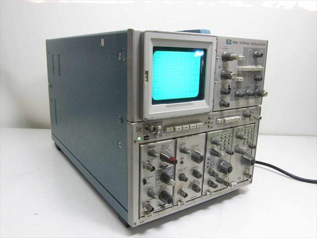 Tektronix 7834 oscilloscope 7A18 7A19 7B80 7B85 plug-in