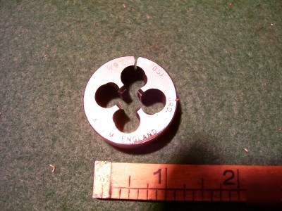 3/8 bsf hss split die by acclim england vgc tool