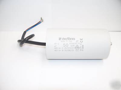 50UF motor run fly capacitor 400/450V 50MFD flying lead