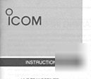 Icom instruction/ user manual, many different ones 