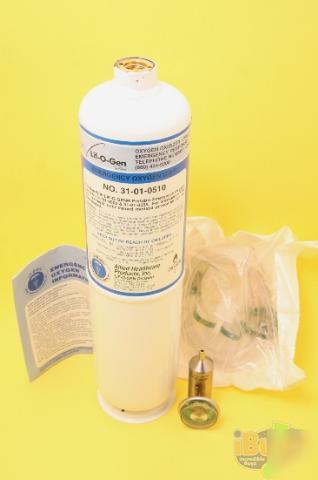 New portable emergency oxygen O2 kit dog breeder use ~ ~