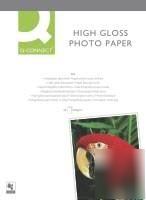 Pk 20 premium quality A4 high gloss photo paper 260GSM 