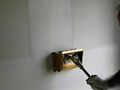 Video instruction - using drywall taping tools -flatbox
