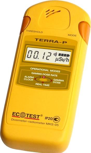 Dosimeter radiometer geiger counter for household use