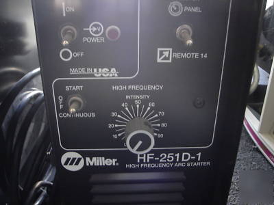 Miller tig wleding high frequency arc starter