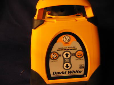 New david white series 3100 rotating laser w/ hard case- 