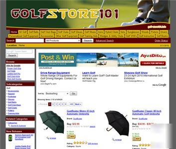 Golf website for sale - established website business