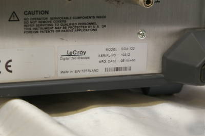 Lecroy dda-120 4 channl 8GS/s 1GHZ oscilliscope LC584AL