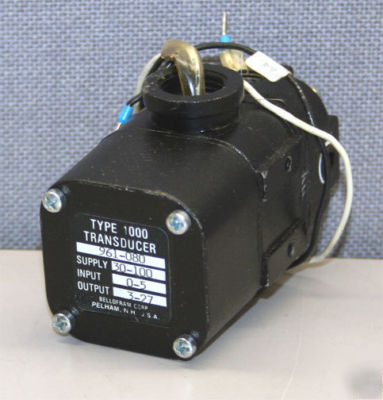 Marsh bellofram type 1000 electropneumatic transducer