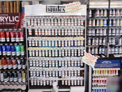 Open your own art store art supply inventory+fixtures