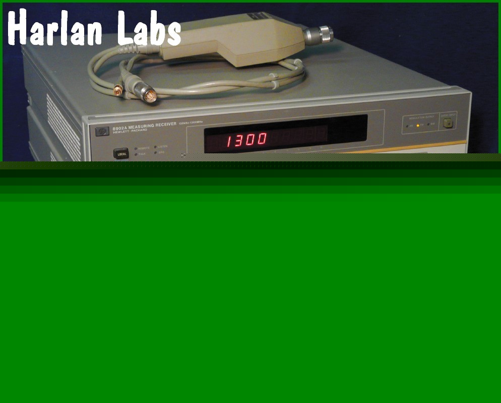 Hp 8902A measuring receiver w/11793A, 11722A, 11792A